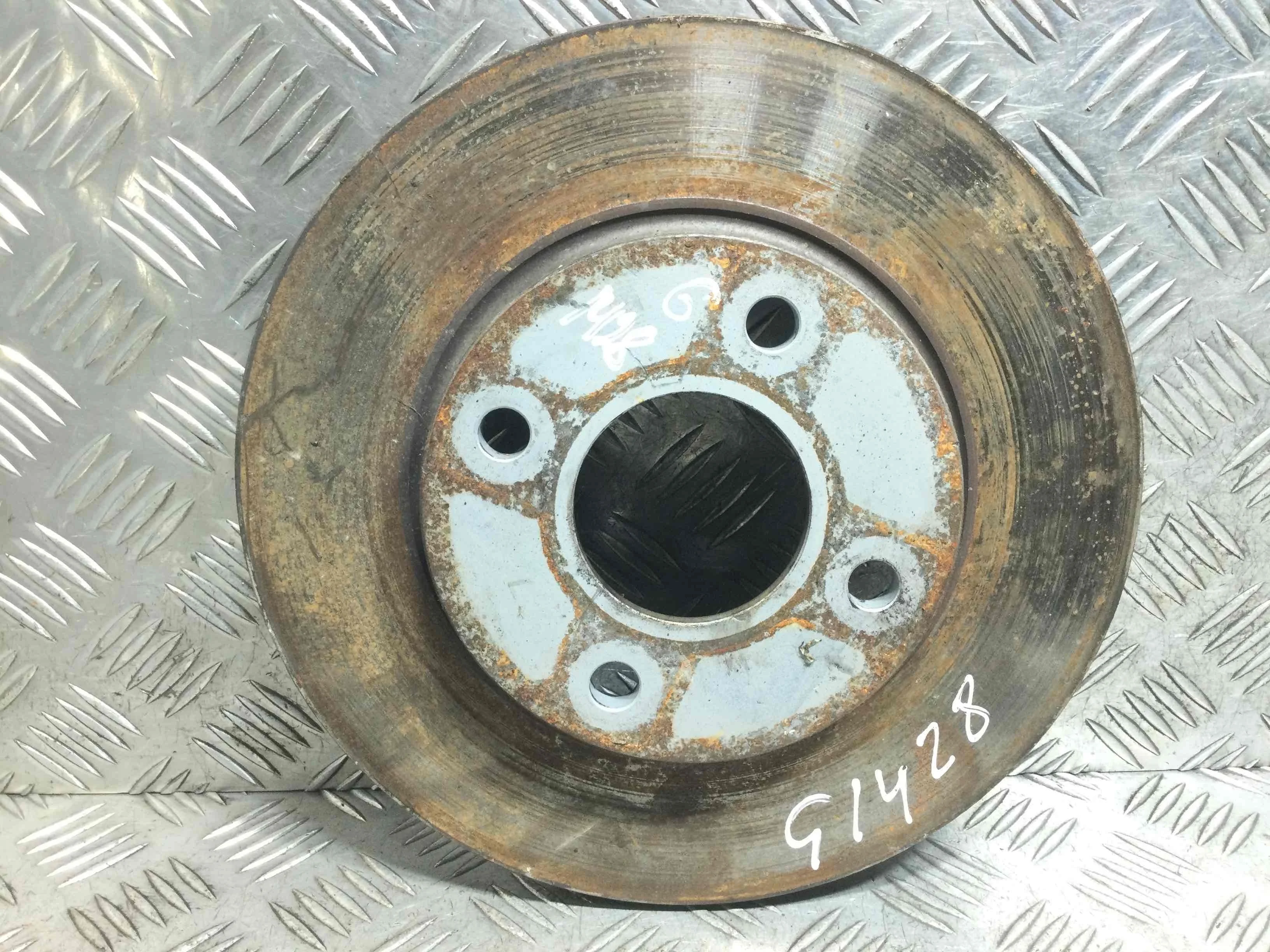 Диск тормозной передний Ford Focus 1 поколение [рестайлинг] (2001-2005) бензин 2.0 i Механика Универсал