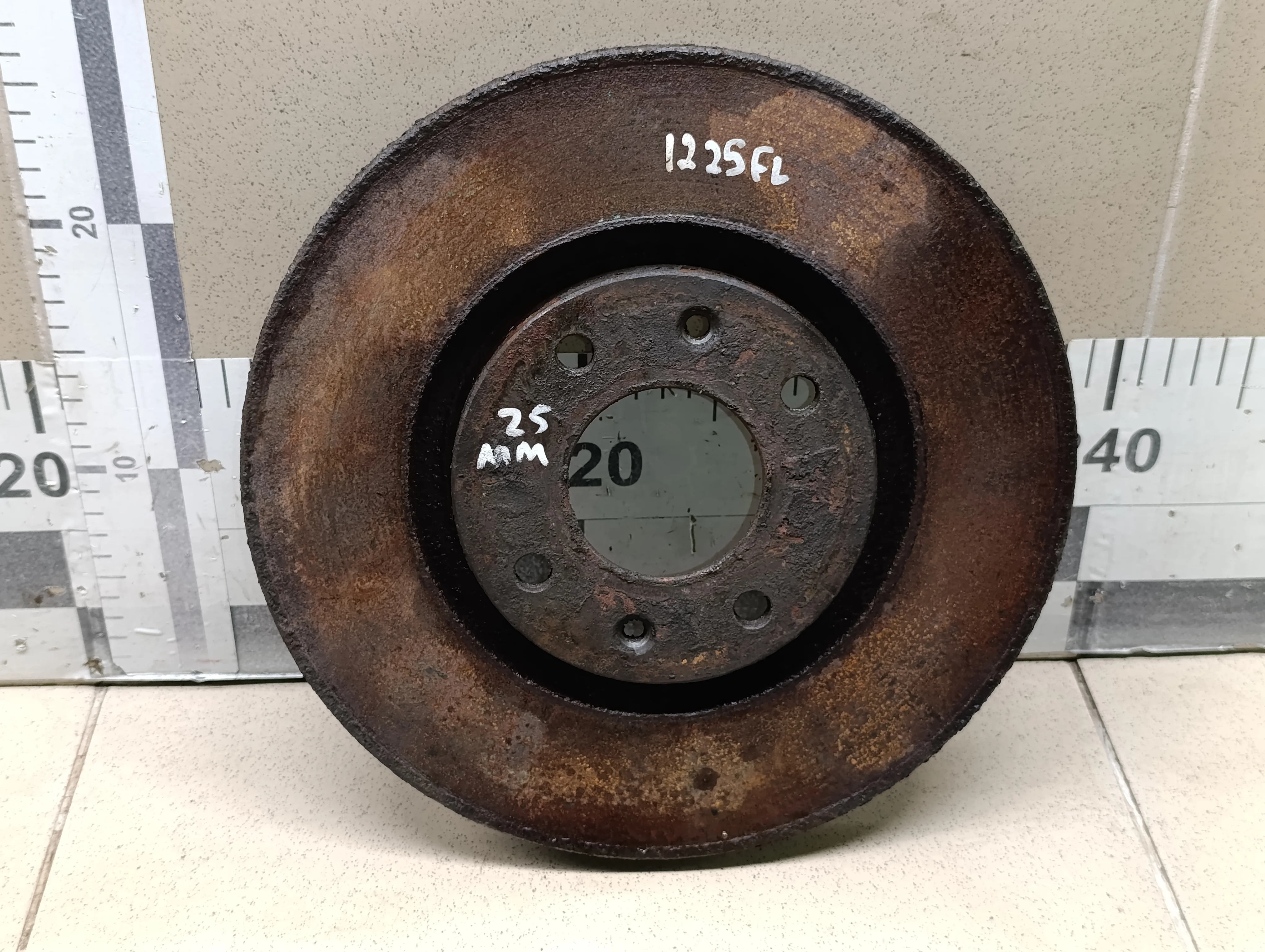 Диск тормозной передний вентилируемый 206 1998-2012