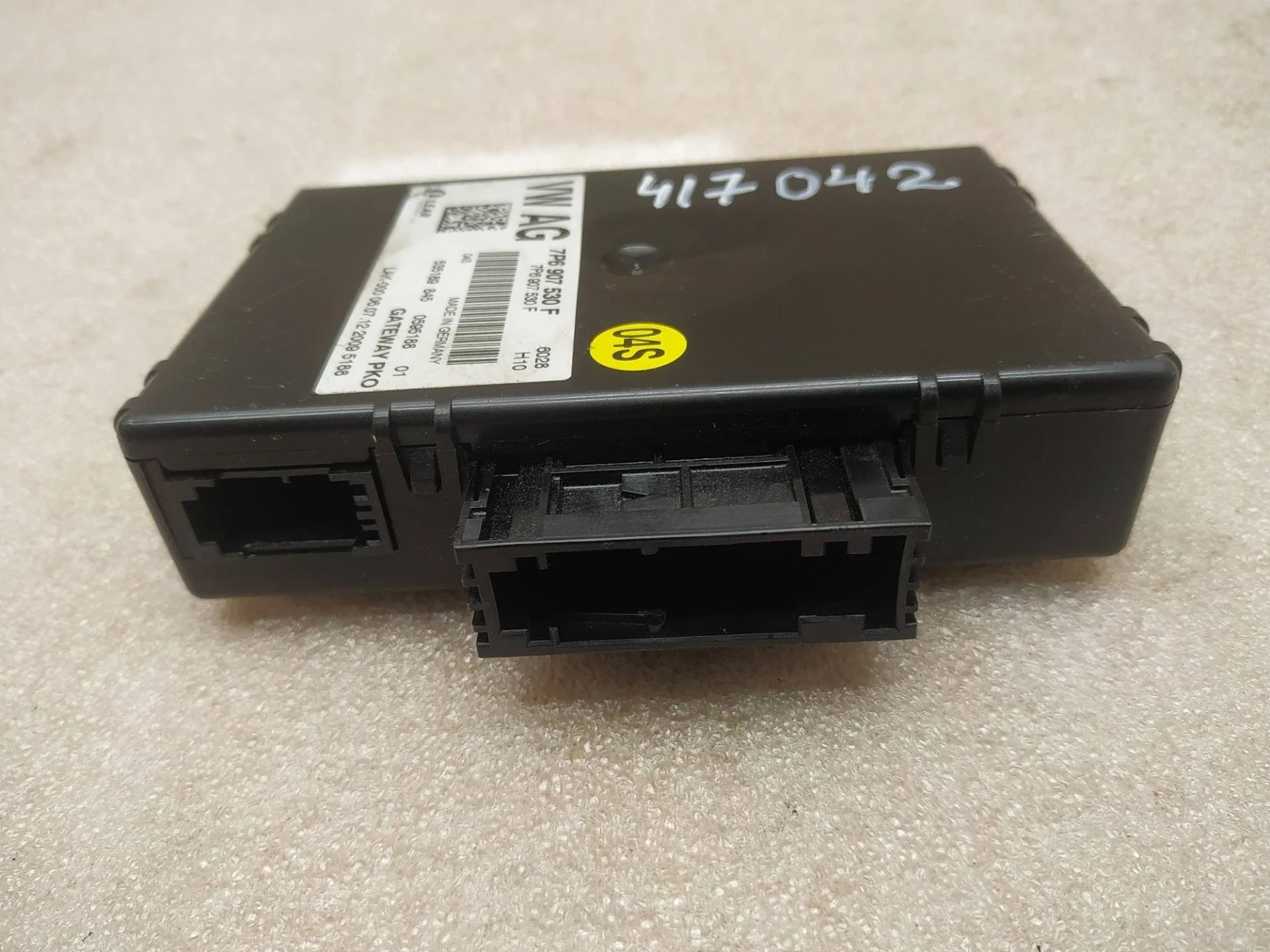 блок управления мультимедия Volkswagen Touareg 2 7P6 2012