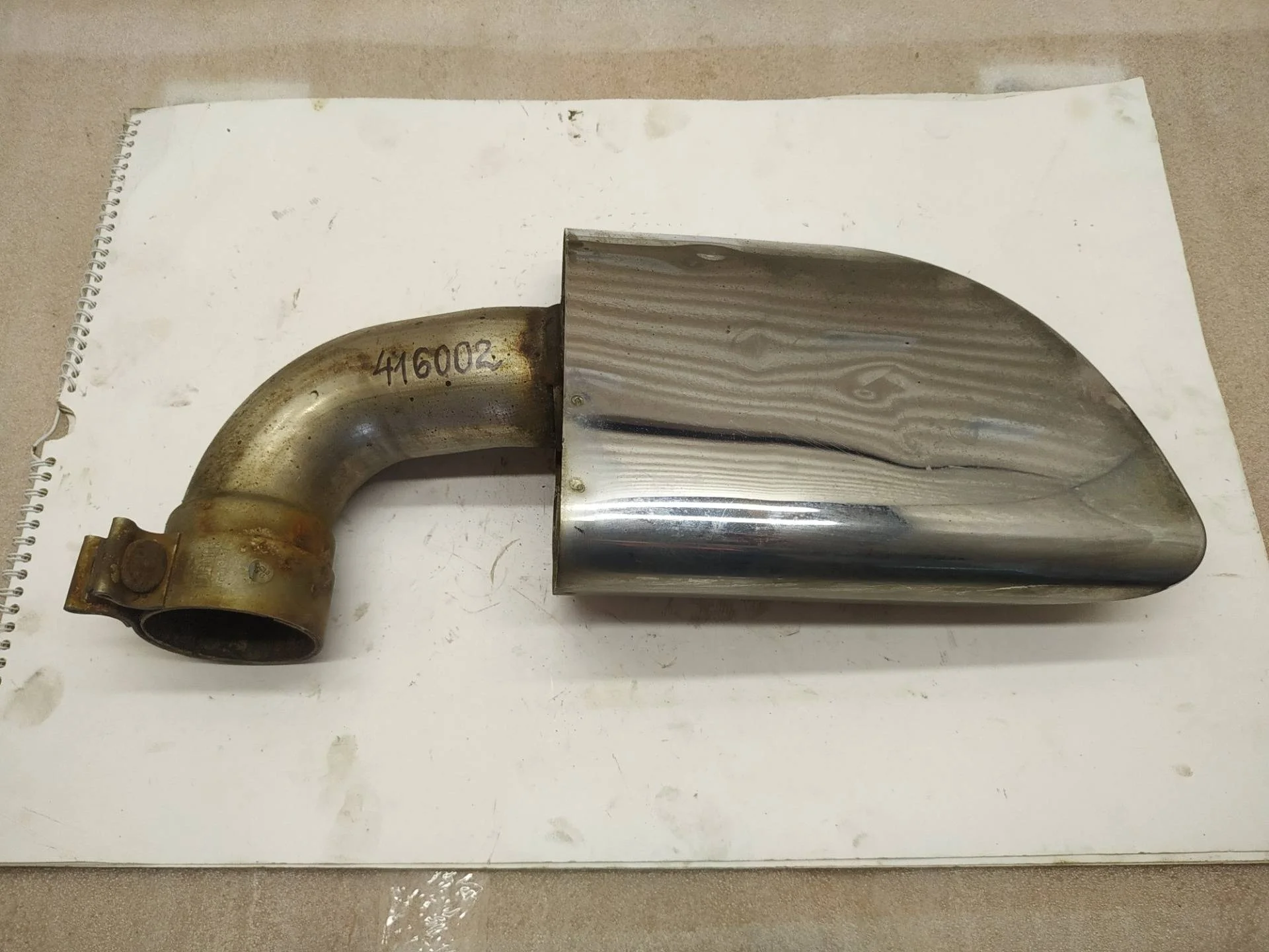 насадка на глушитель Volkswagen Touareg 2 7P6 2013