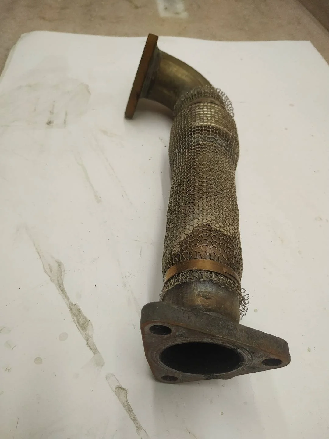 труба приемная глушителя Volkswagen Touareg 2 7P6 2012