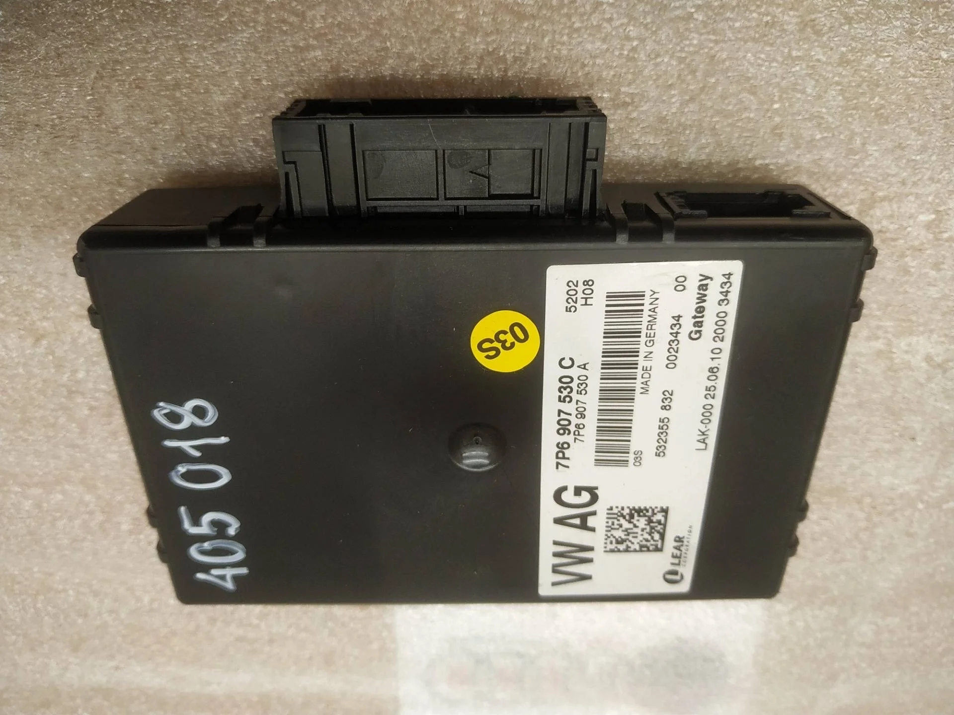 блок управления мультимедия Volkswagen Touareg 2 7P6 2011