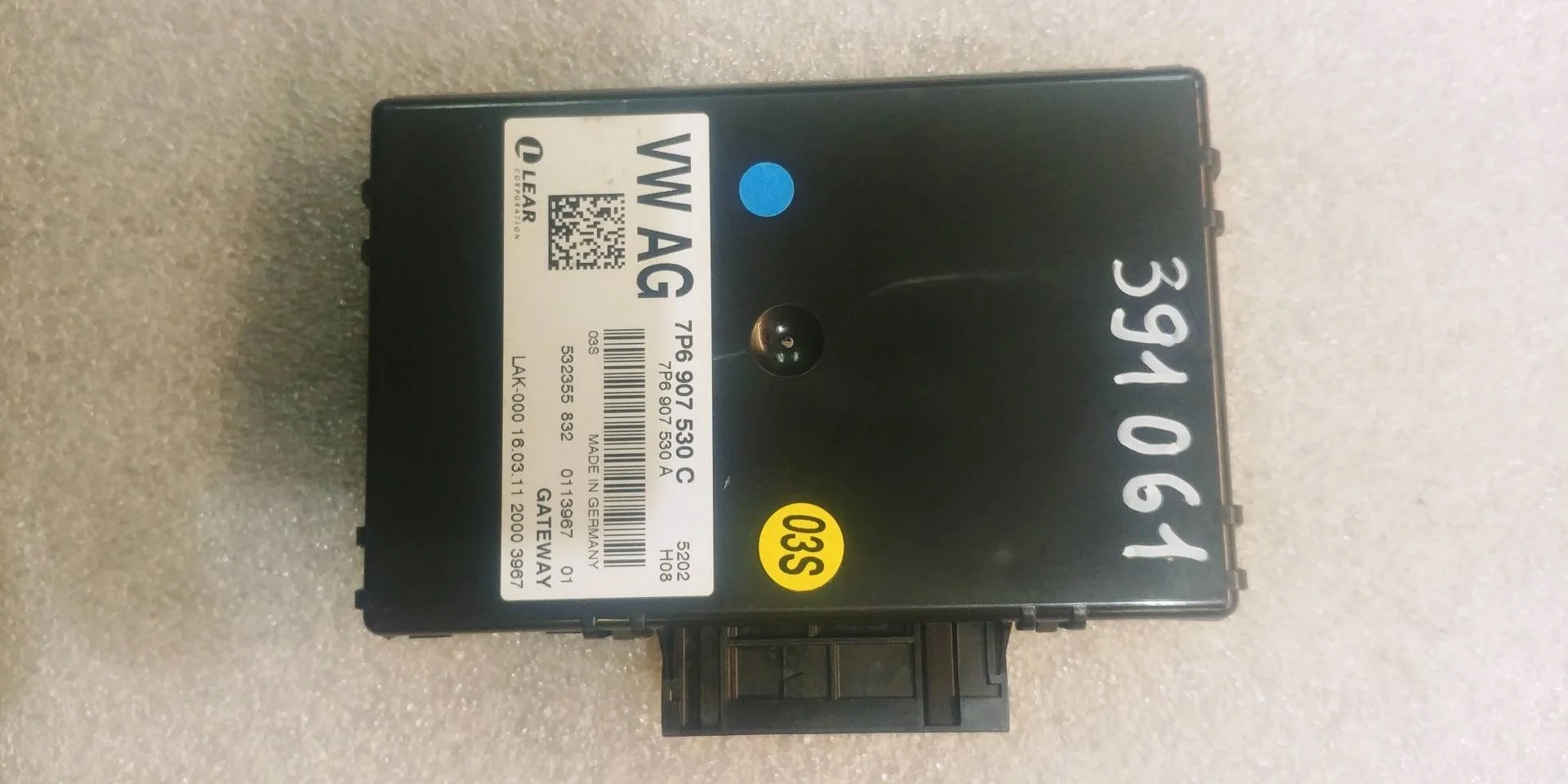 блок управления мультимедия Volkswagen Touareg 2 7P6 2011