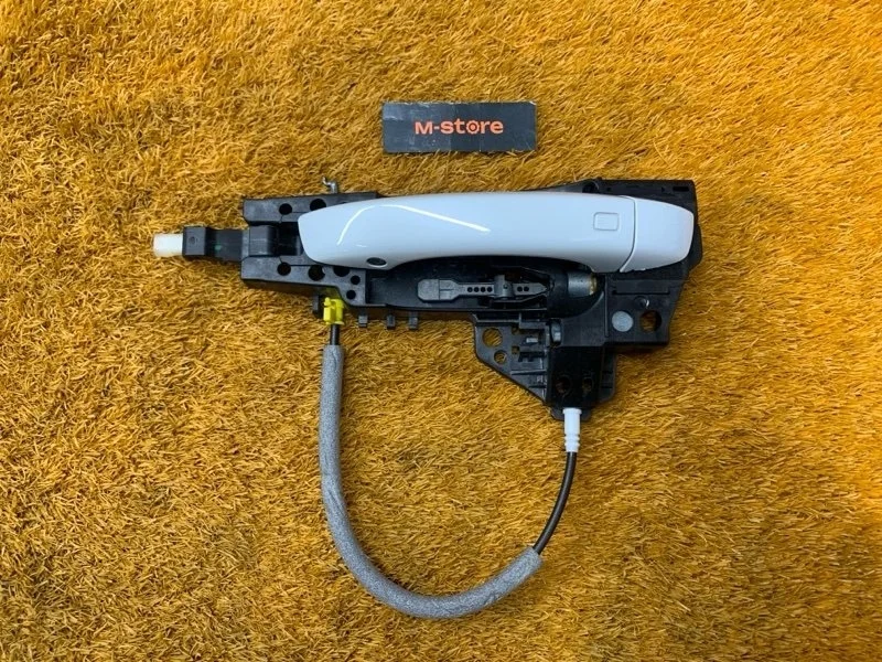 Ручка двери внешняя Audi Q7 2015 4H0837205 4M CYR, задняя левая