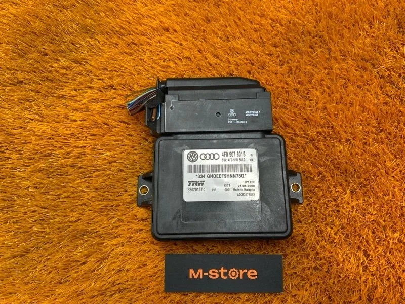 Блок управления стояночным тормозом Audi A6 2009 4F0907801B C6/4F CCEA