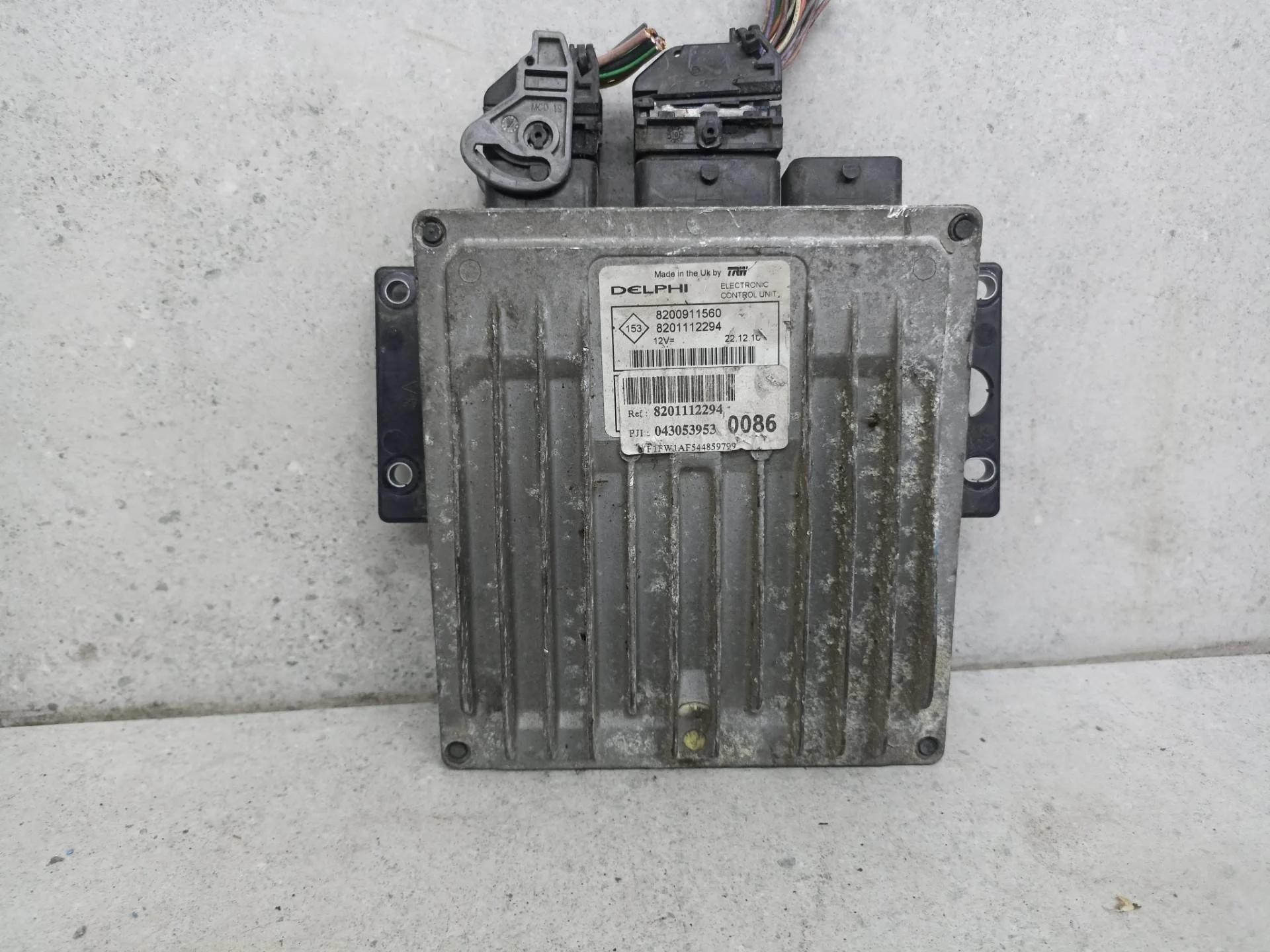 Блок управления двигателем Renault Scenic 2 рест.