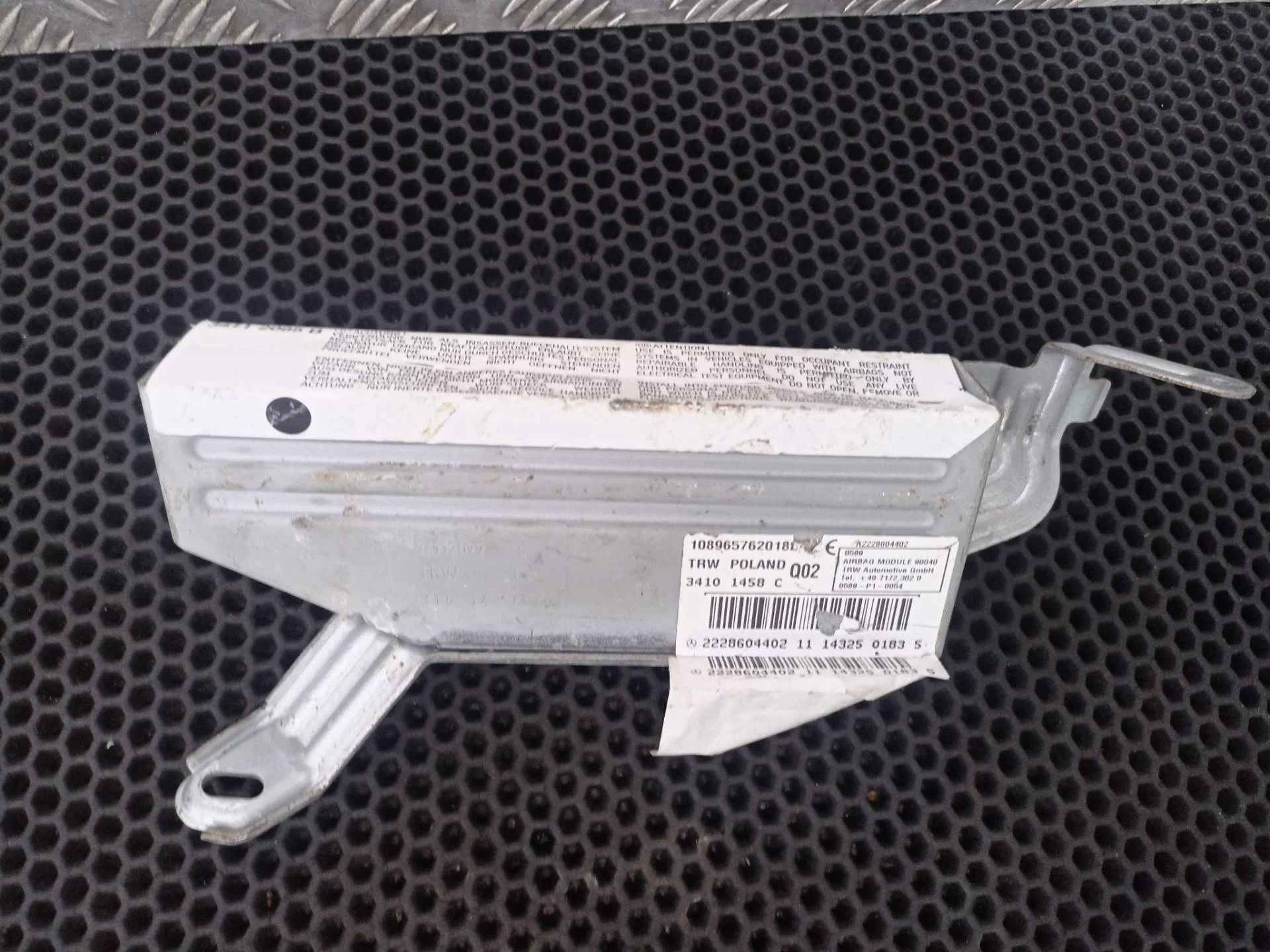 Подушка безопасности двери задняя правая