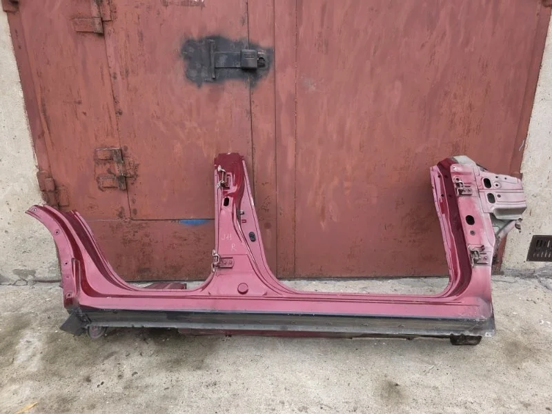 Порог кузова Nissan Qashqai 2015 G6410BM9MA J11 HRA2, правый