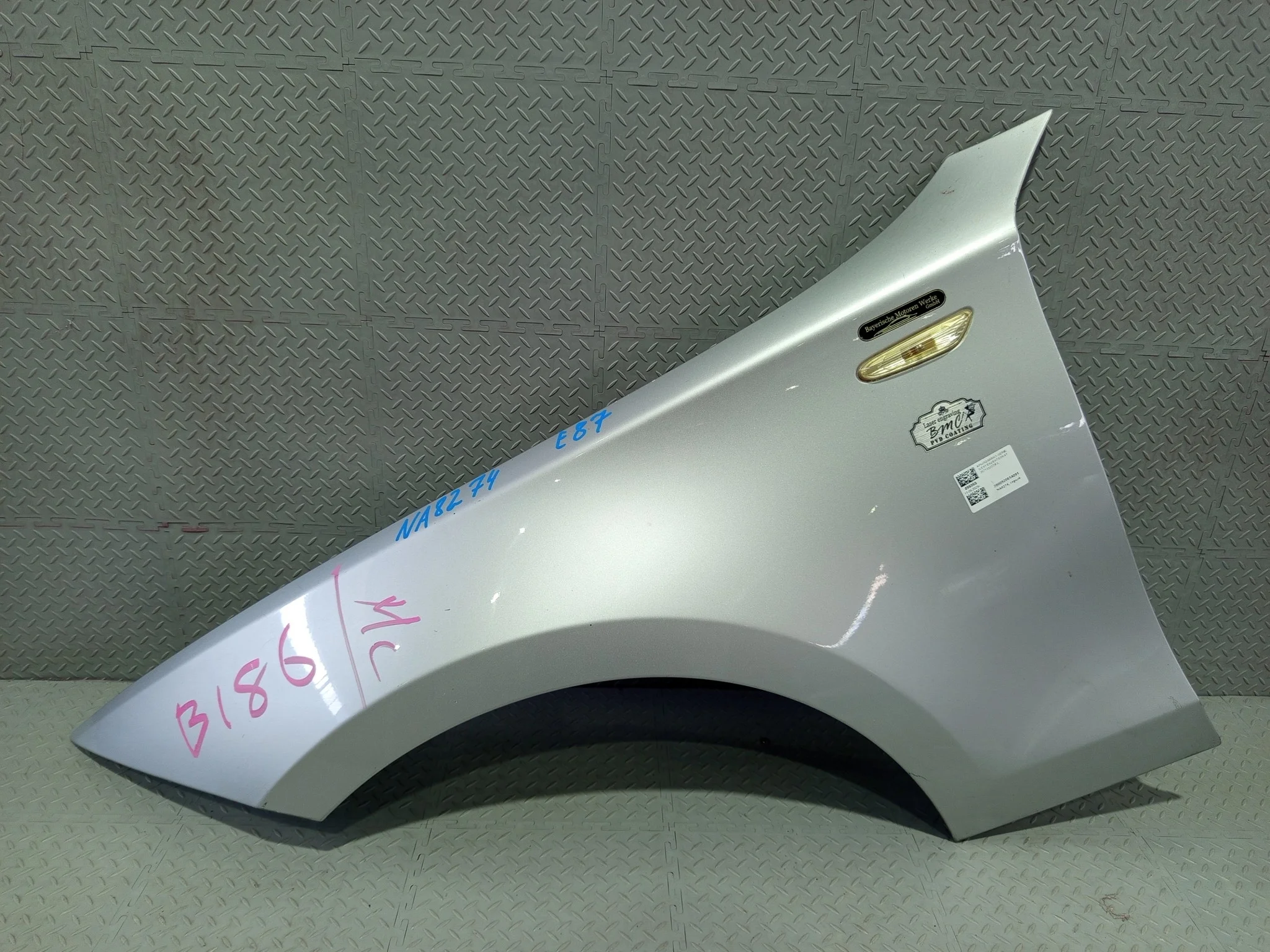 КРЫЛО BMW 1-SERIES E81 E82 E87 E88 41357133227 ПЕРЕДНЕЕ ЛЕВОЕ серый NA8274