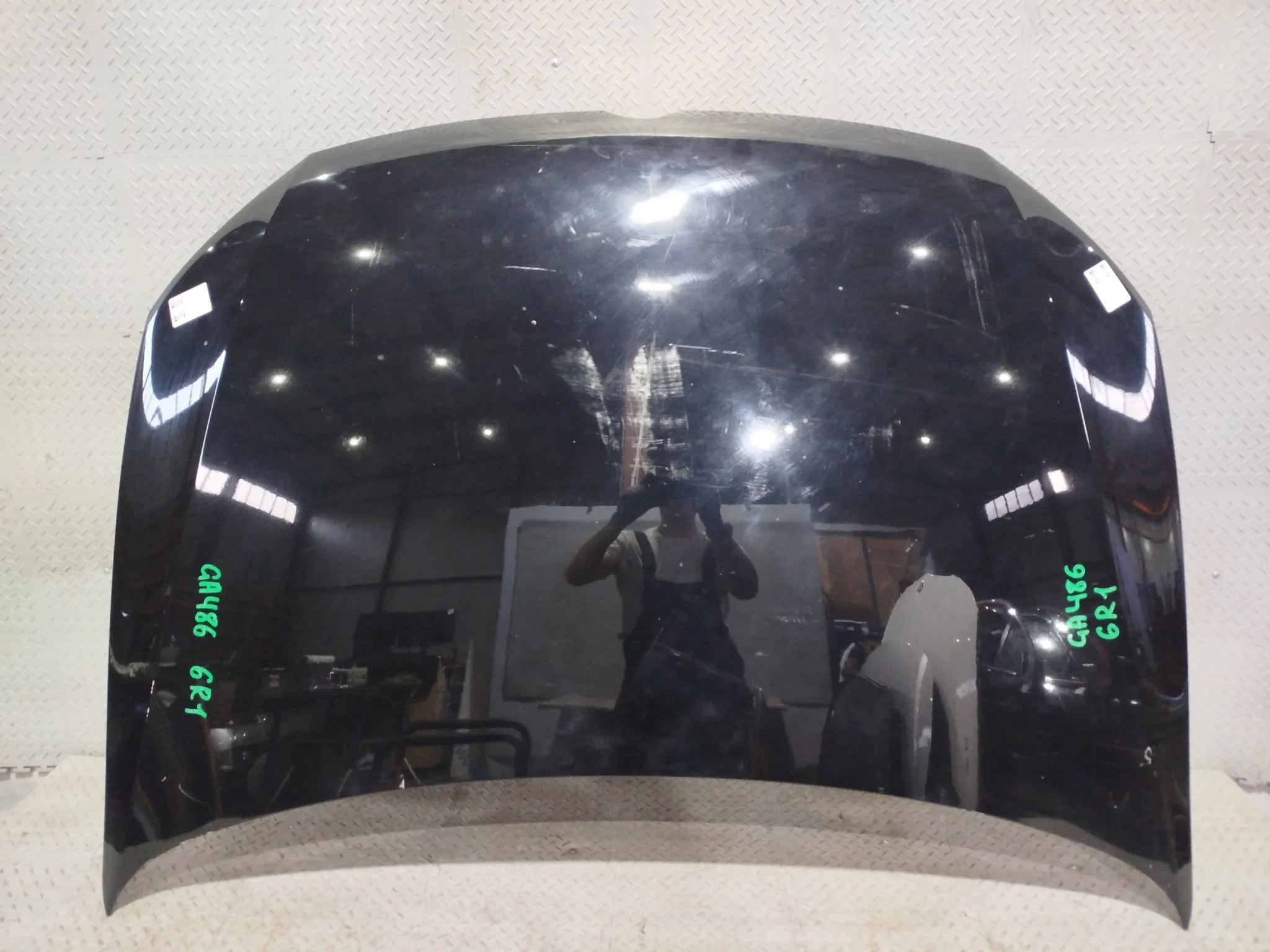 КАПОТ VOLKSWAGEN POLO 601 602 603 612 6C1 6R1 6R0823031G черный, LC9X GA486