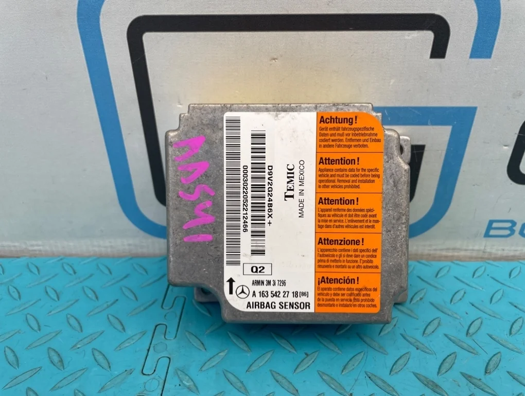 Блок Air Bag Mercedes-Benz Ml-Class 2002 A1635422718 W163 112.942 3.2