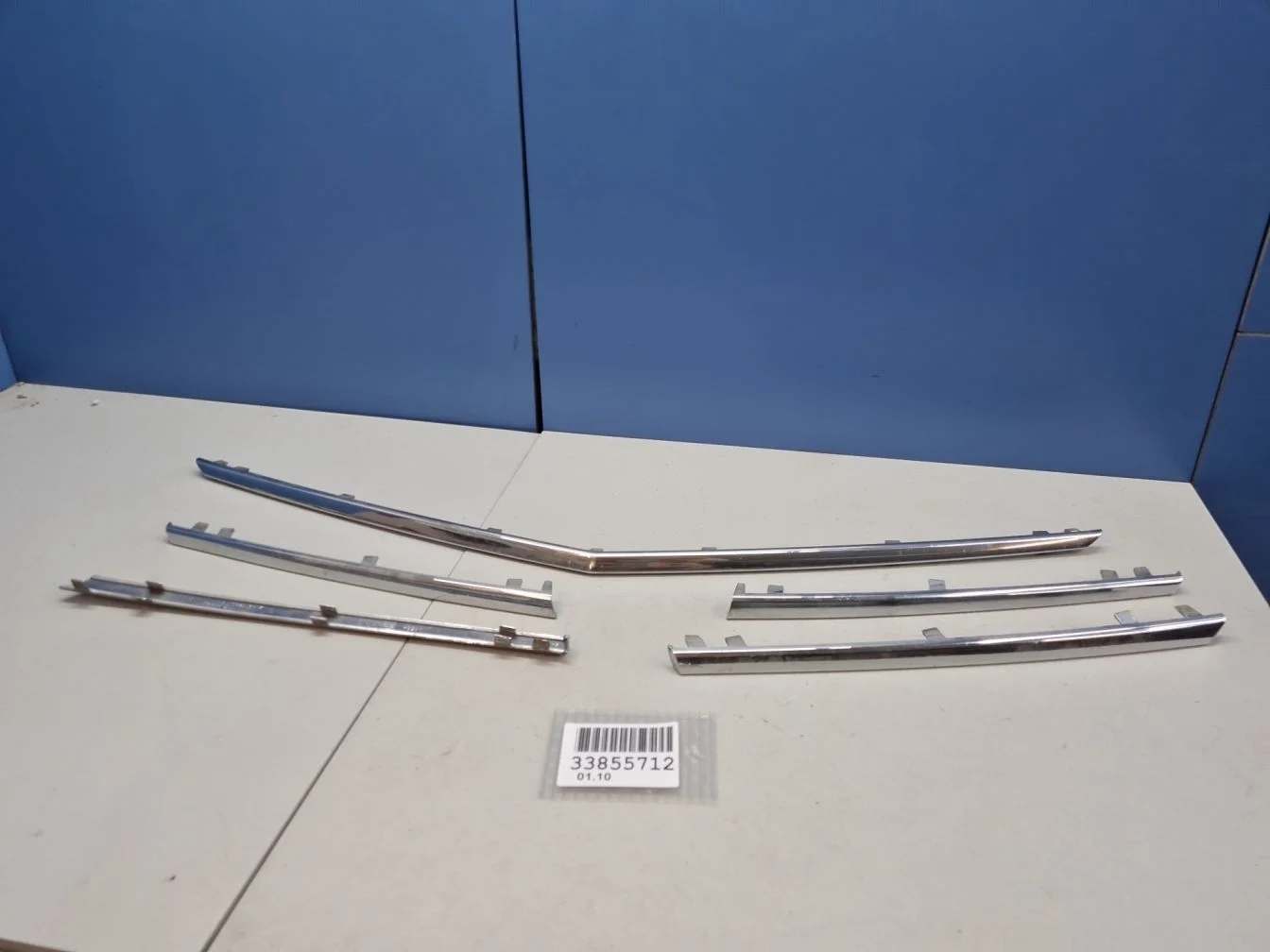 Комплект молдингов решетки радиатора для Mercedes C-klasse W204 2007-2015