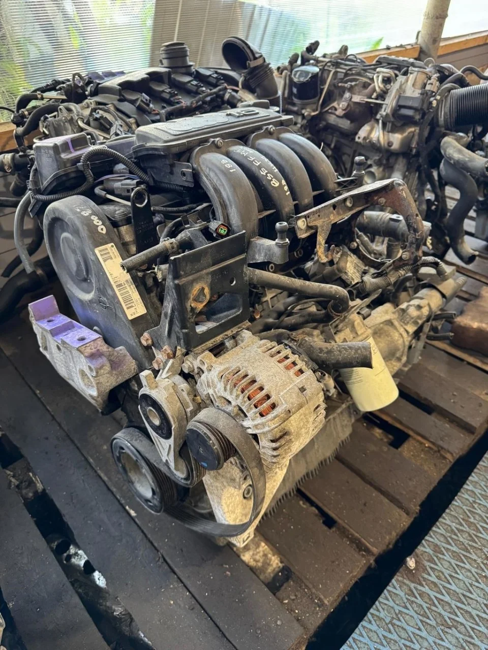 Двс сборе навесным 1.6 bse (из японии) Skoda Octavia 2009 A5