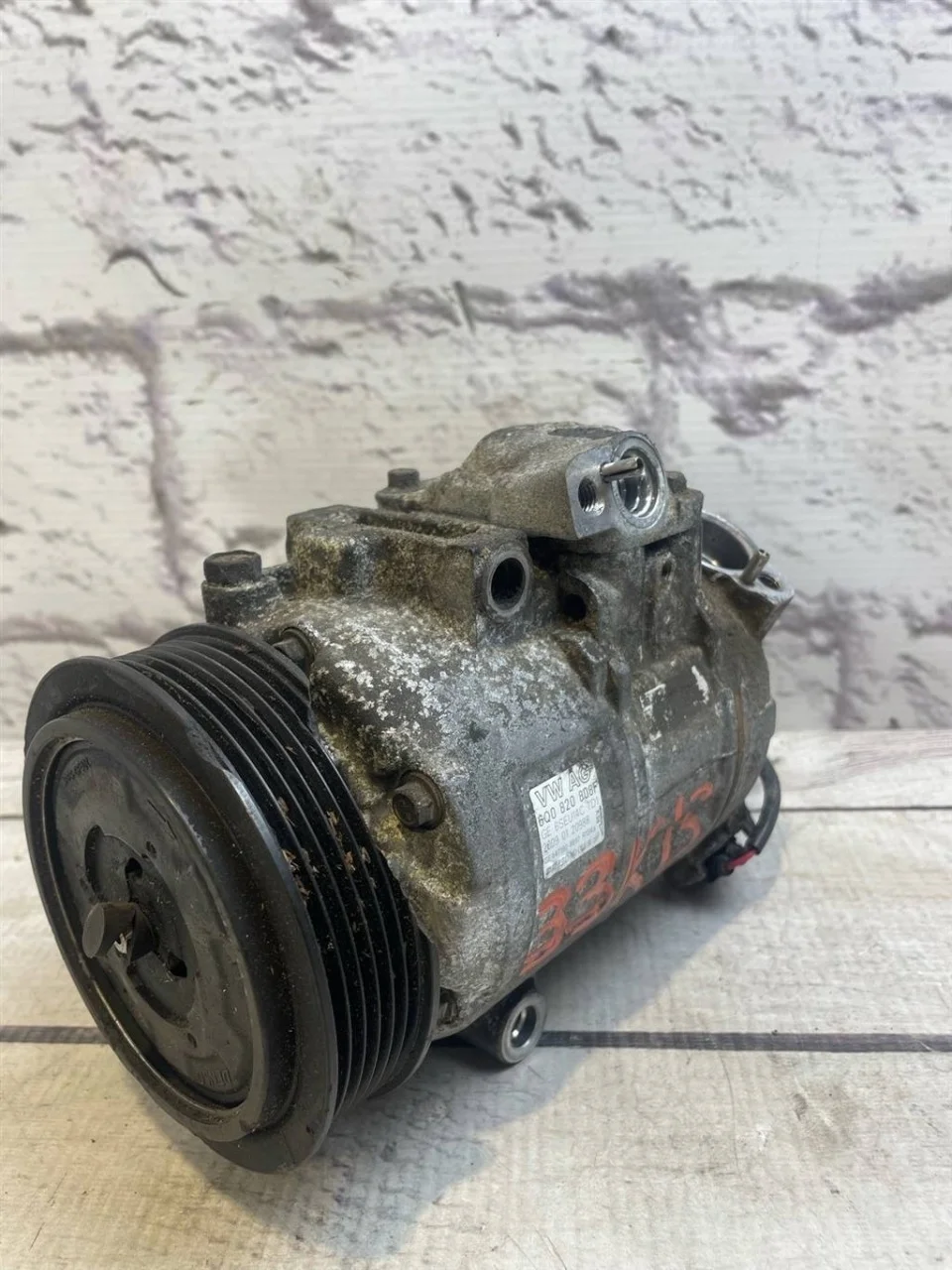 Компрессор кондиционера Skoda Fabia 2 2010