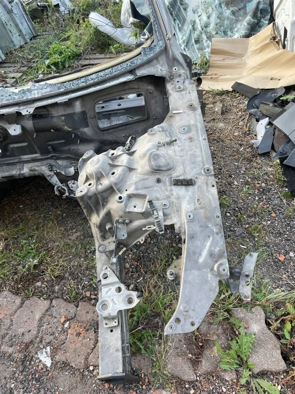 Лонжерон левый четверть Audi A7 2014