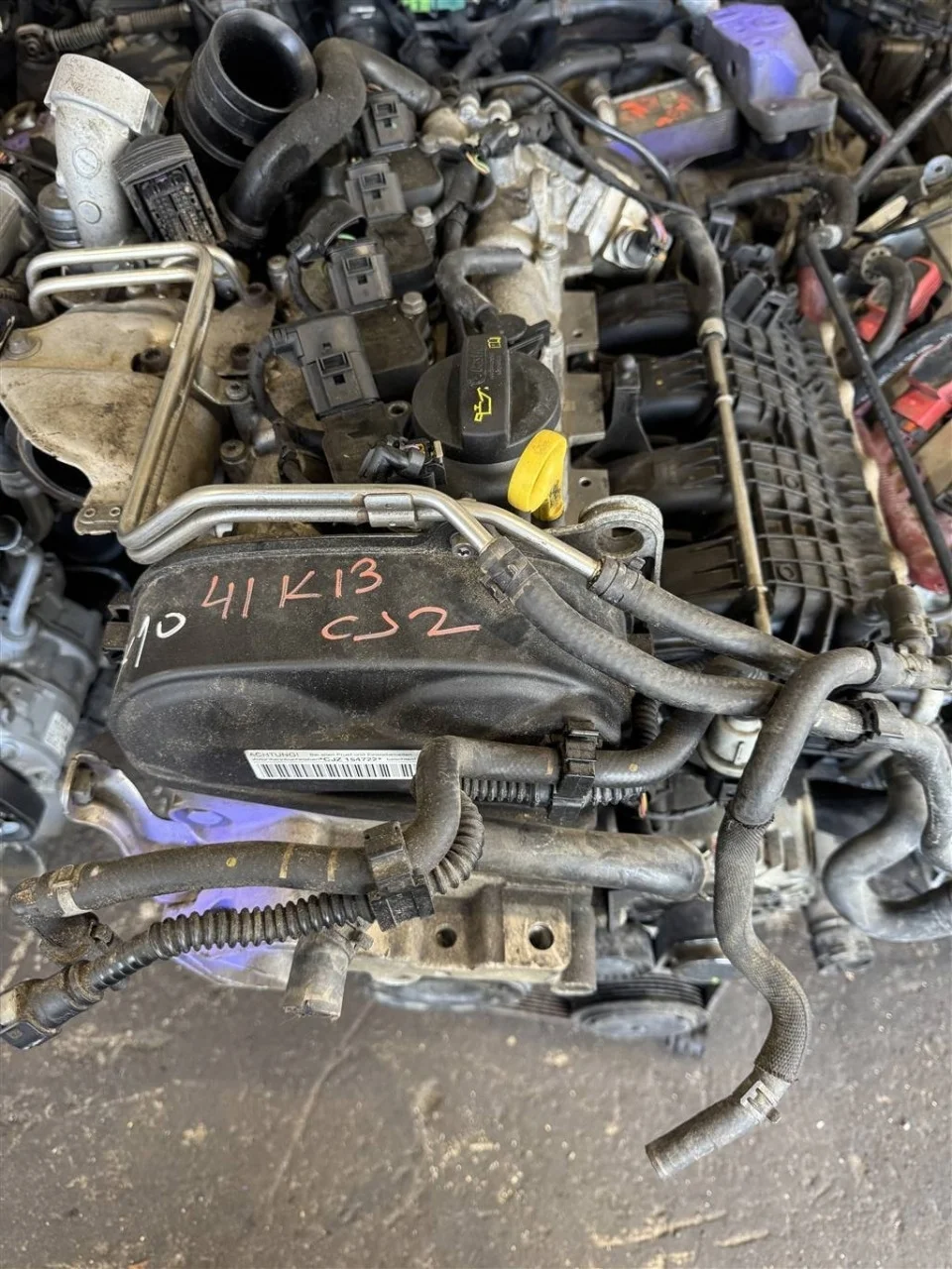 Двс сборе навесным cjz 1.2 tfsi (из японии) Audi A3 2015 8V