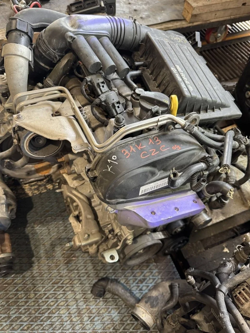 Двс сборе навесным czc (из японии) VW Tiguan 2 2018