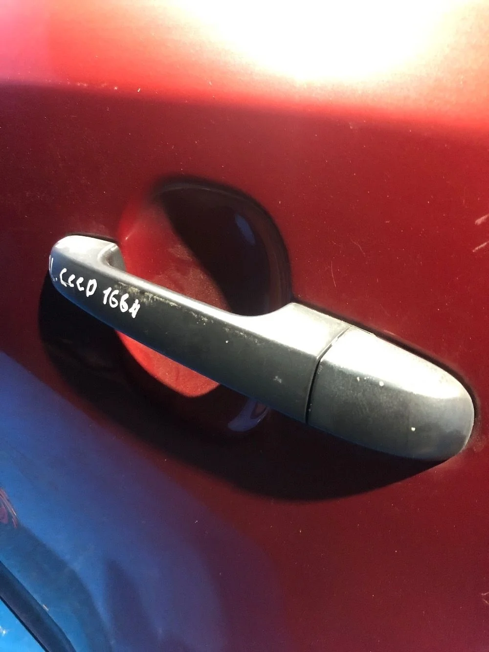 Ручка двери передняя левая Kia Ceed ED б.у