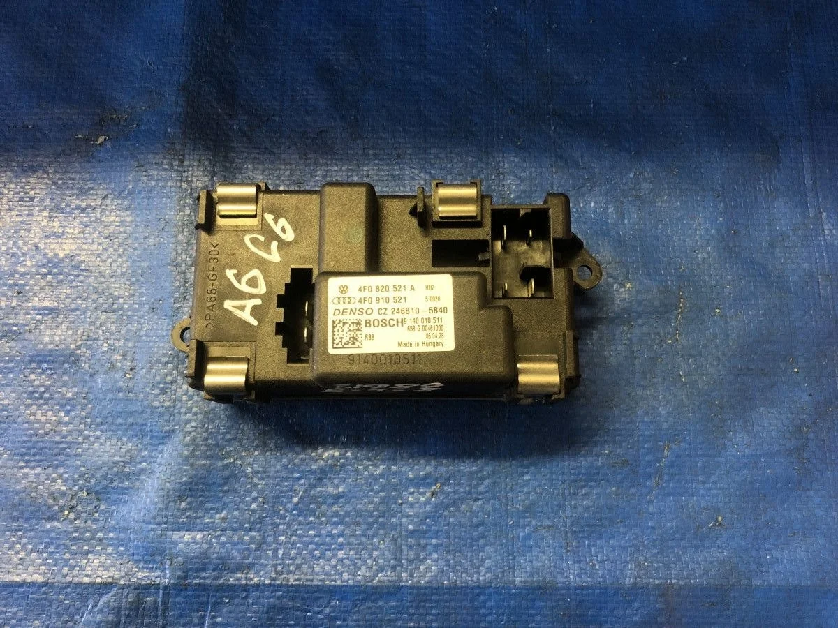 Резистор отопителя ( реостат,ёжик печки ) Audi A6 Allroad Quattro C6 (2006—2008) б.у