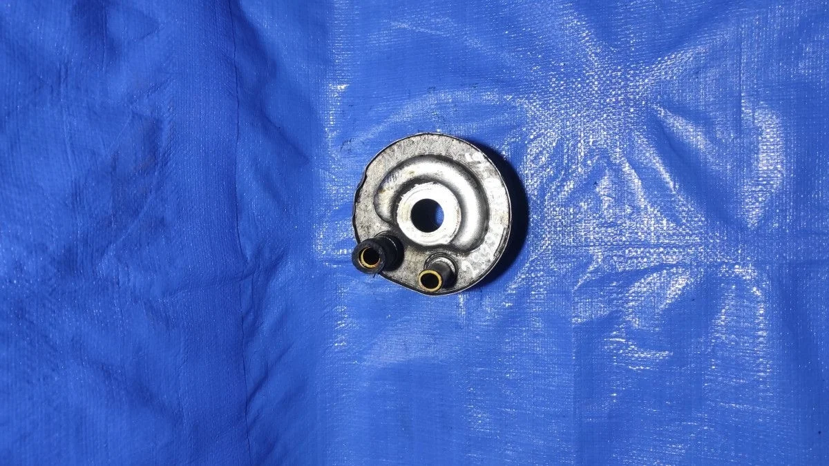 Теплообменник масляного фильтра Nissan Navara D40 (2004—2010) б.у