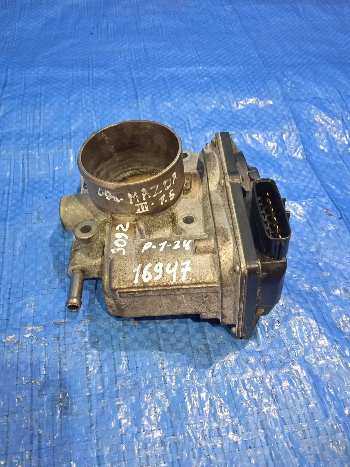 Заслонка дроссельная электрическая Mazda 3 BL (2008—2011) б.у