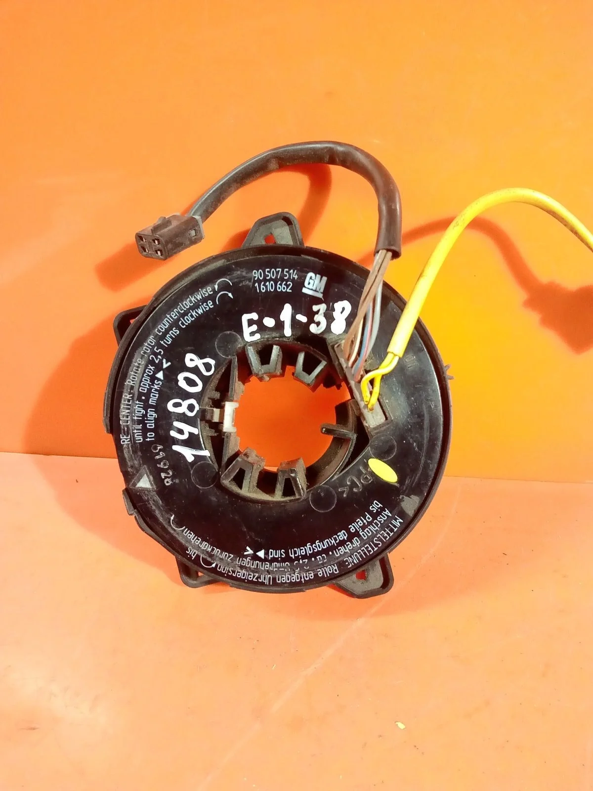 Кольцо (шлейф ) SRS Opel Vectra B рестайлинг (1999—2002) б.у