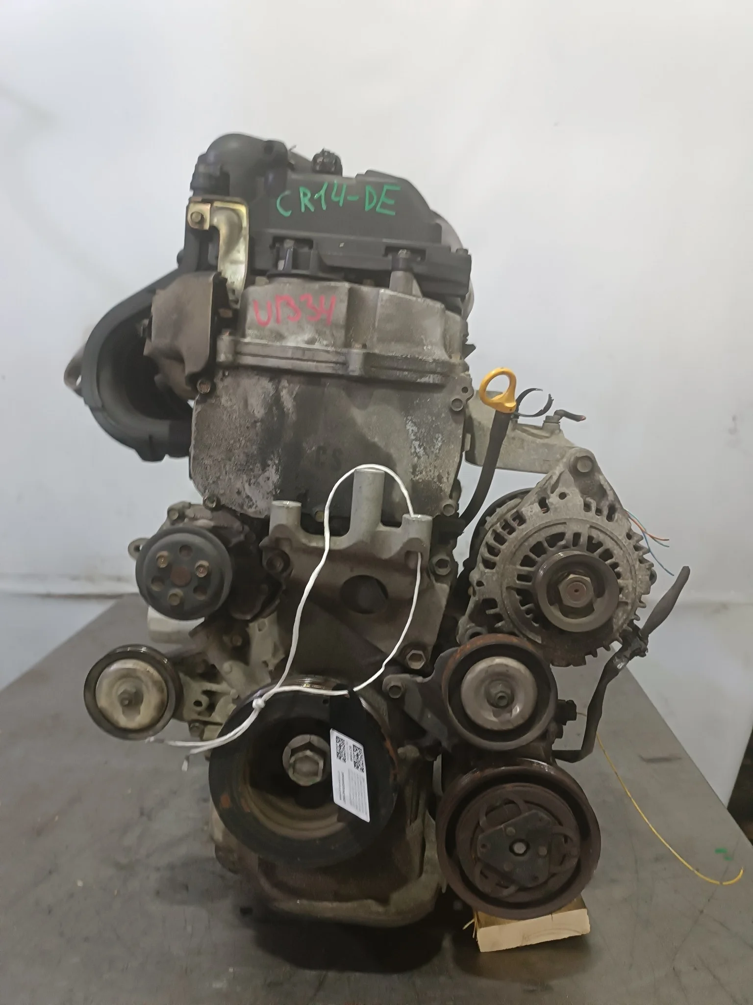 Двигатель NISSAN CR14-DE CUBE CUBE CUBIC MARCH MICRA NOTE BGZ11 BK12 BNK12 BNZ11 BZ11 E11E K12 2WD 4WD 10102AX260 U1334-055754A