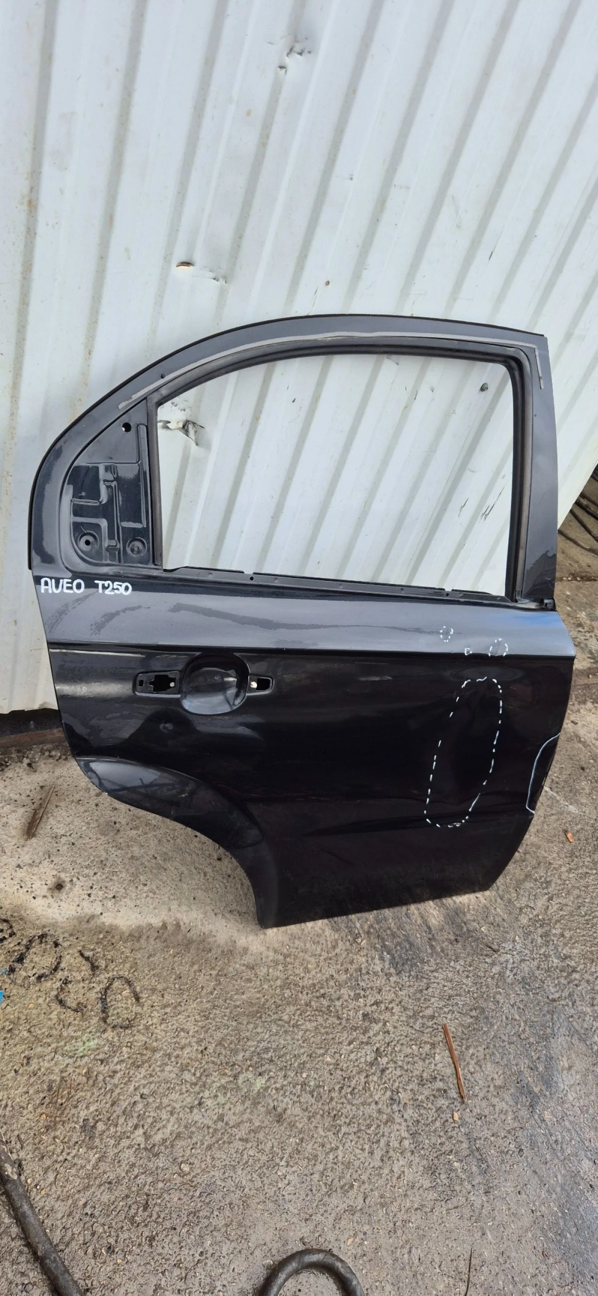 Дверь задняя правая для Chevrolet Aveo (T250/T255)