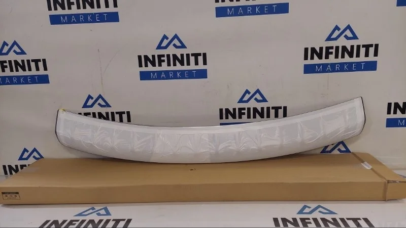 Молдинг накладка заднего бампера хром задний