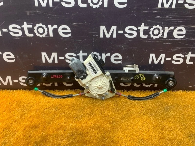 Стеклоподъемник Bmw X3 2007 51353448252 E83 N52B25A, задний правый