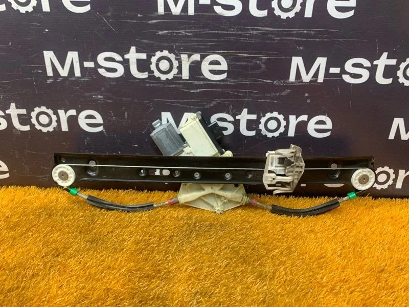 Стеклоподъемник Bmw X3 2007 51353448251 E83 N52B25A, задний левый
