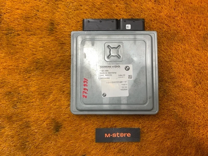 Блок управления двс Bmw 3-Series 2006 7561684 E90 N52B25A