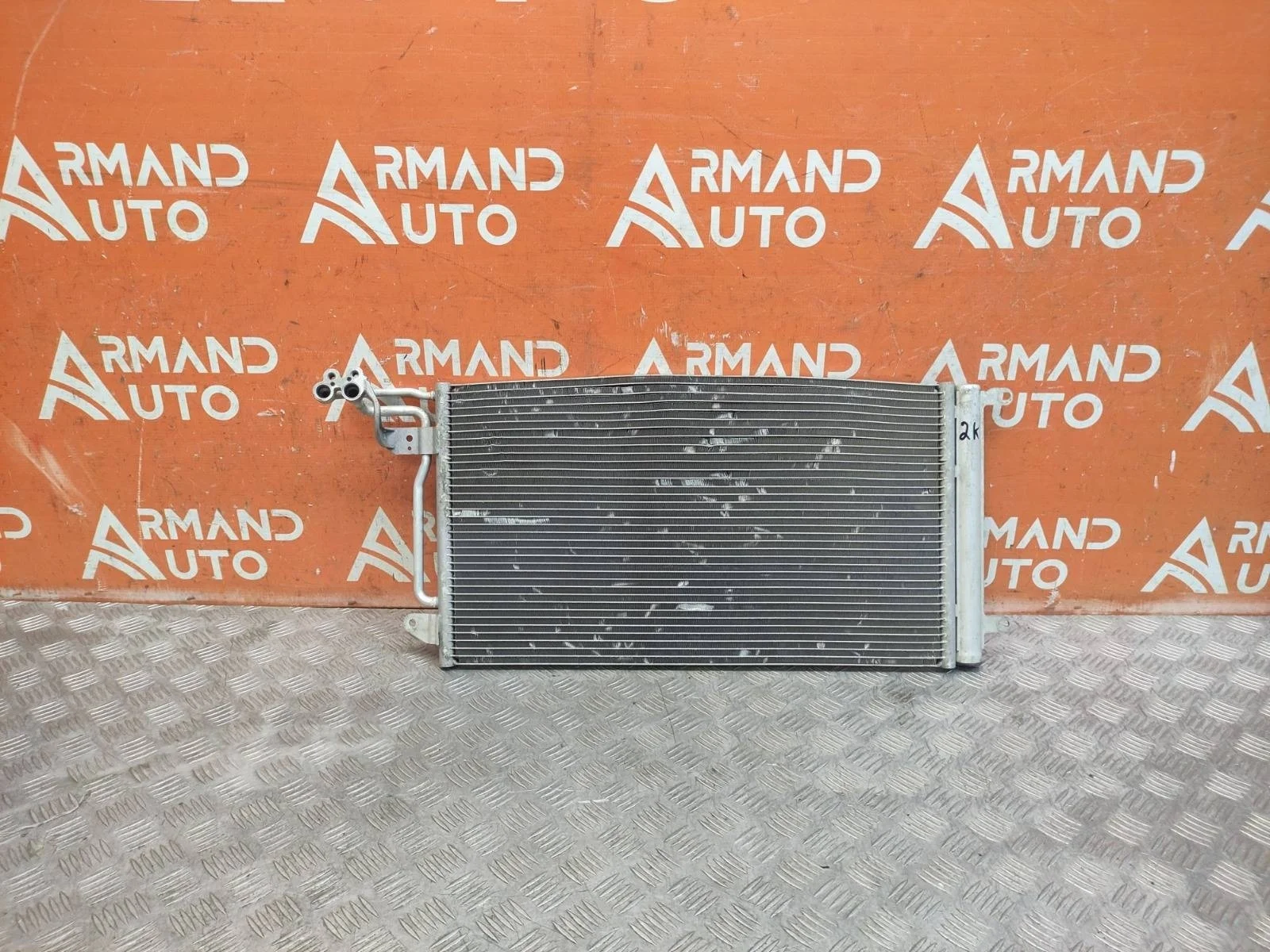 Радиатор кондиционера Skoda Rapid 2014-2020