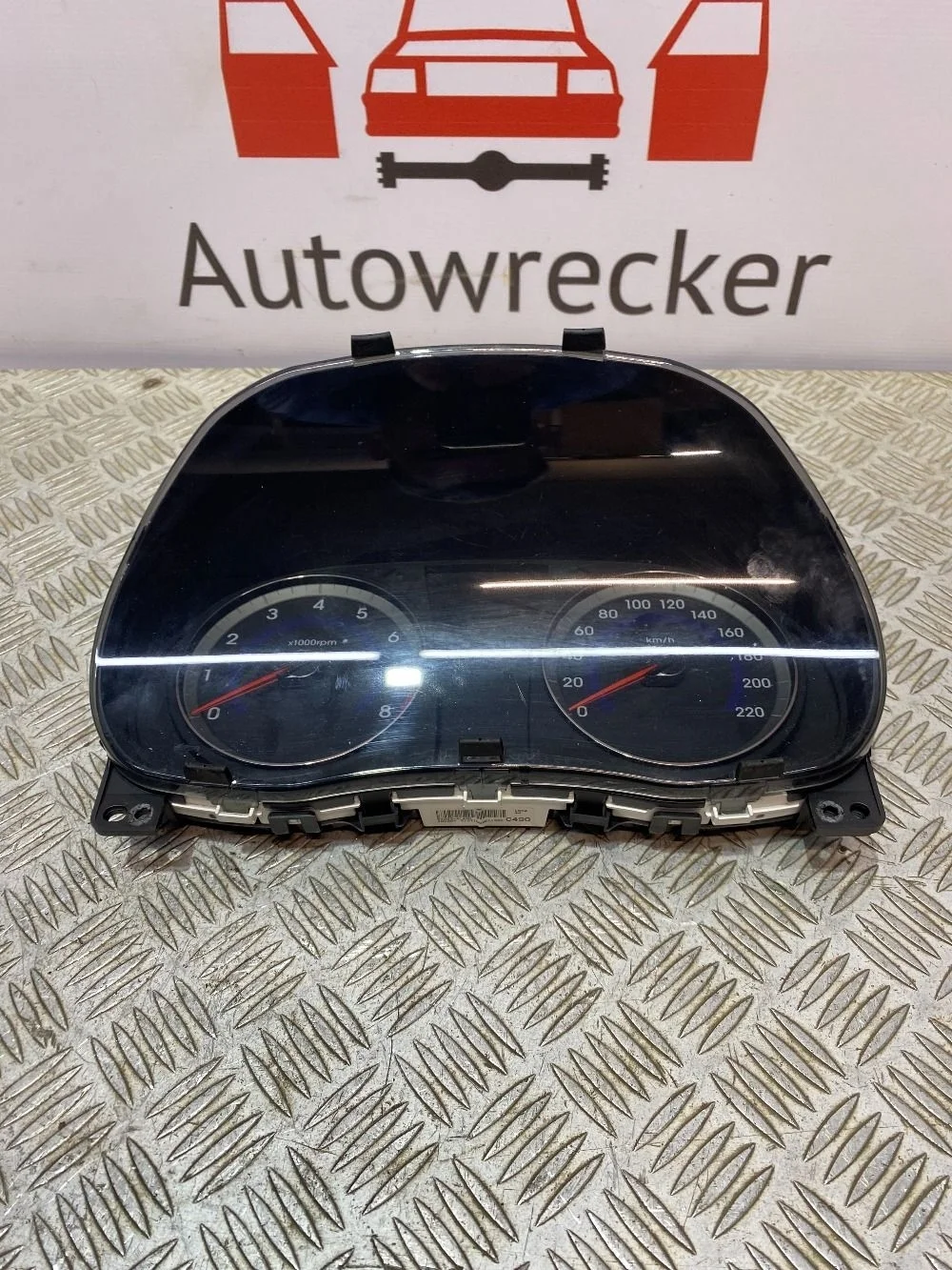 Панель приборов Hyundai Solaris I рестайлинг (2014—2017)