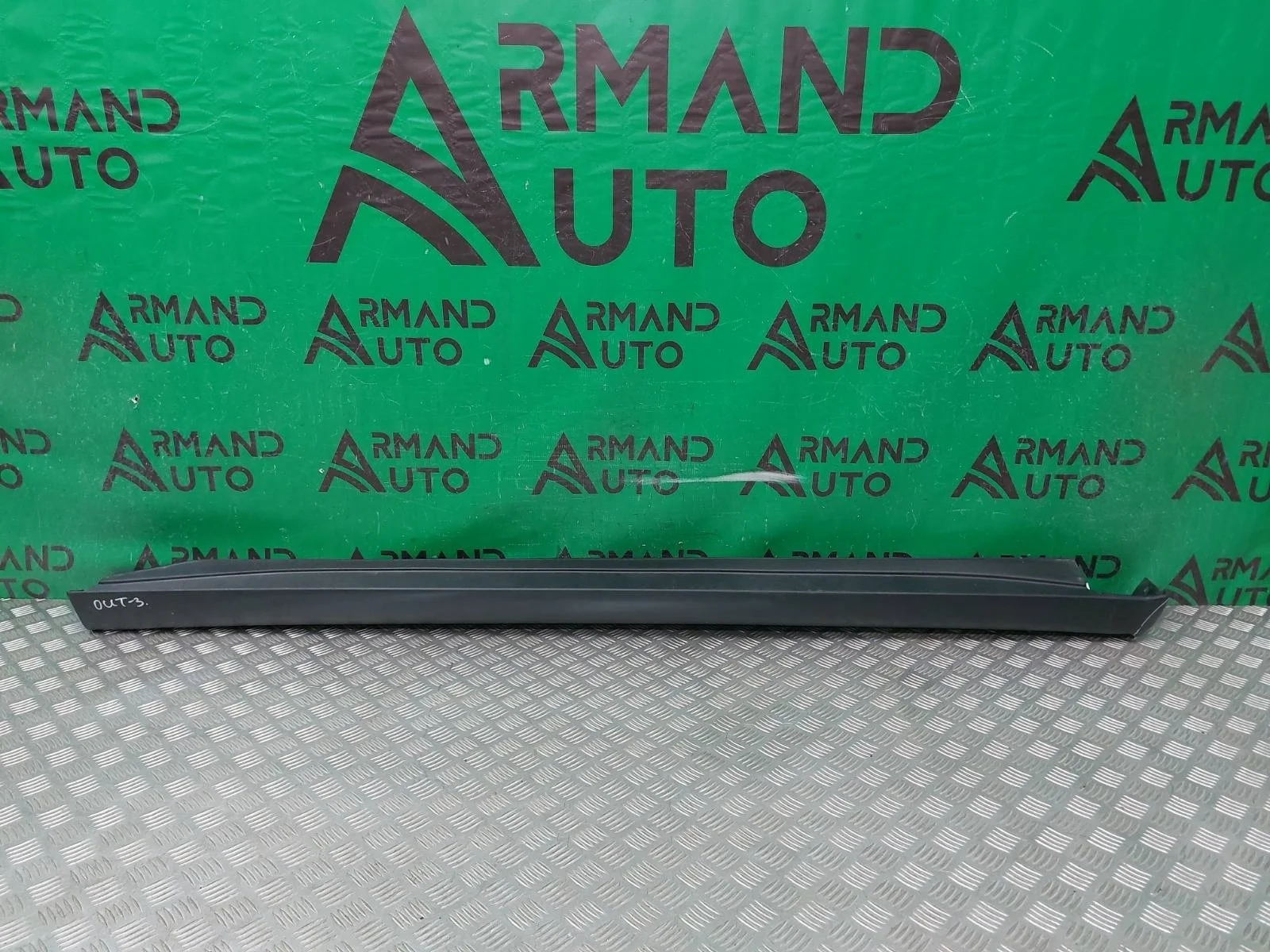 Накладка порога Mitsubishi Outlander 2012-нв 3