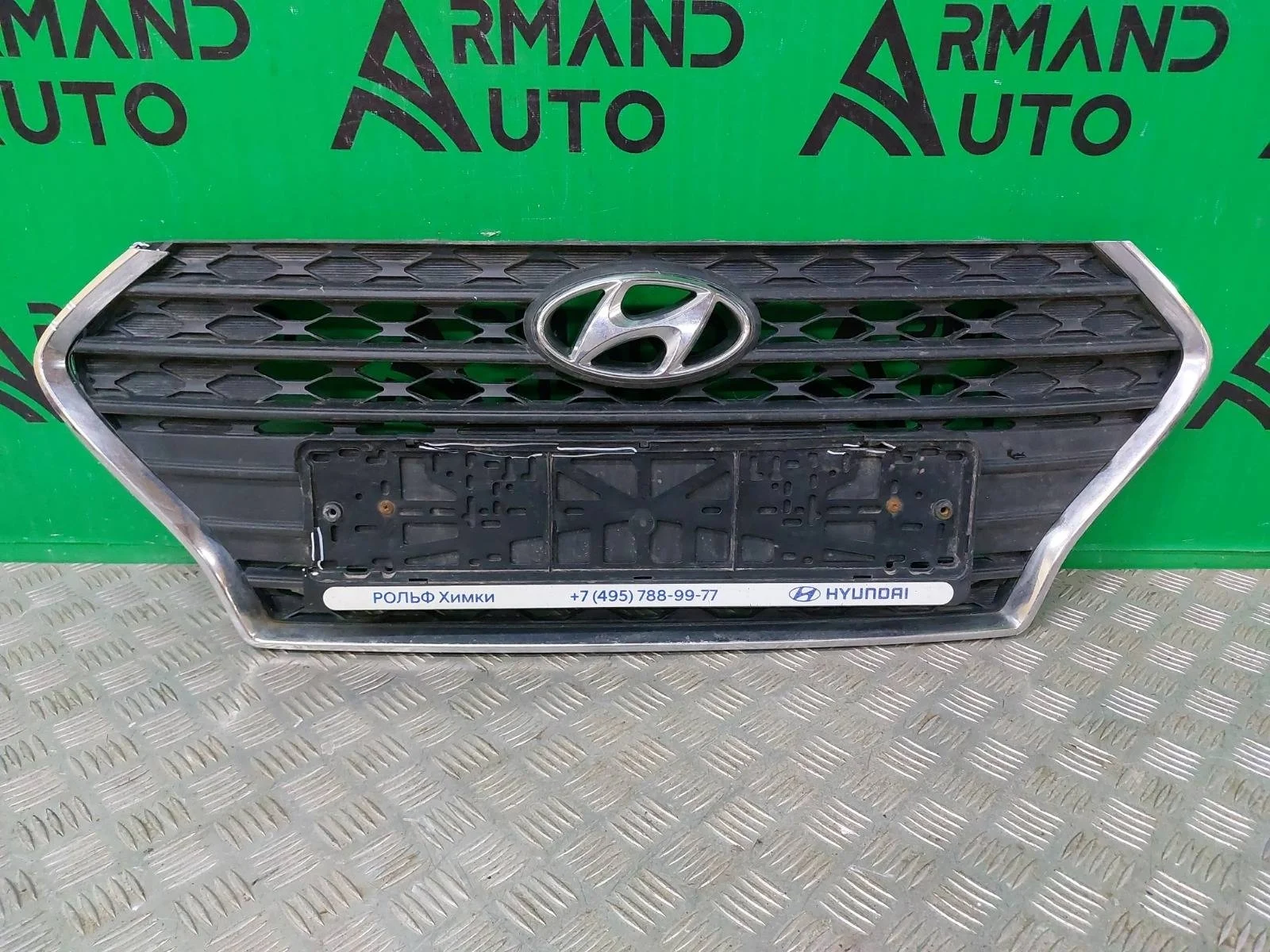 Решетка радиатора Hyundai Solaris 2017-2020