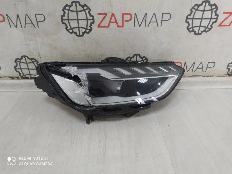 Фара передняя правая Audi A4 B9 2016-нв