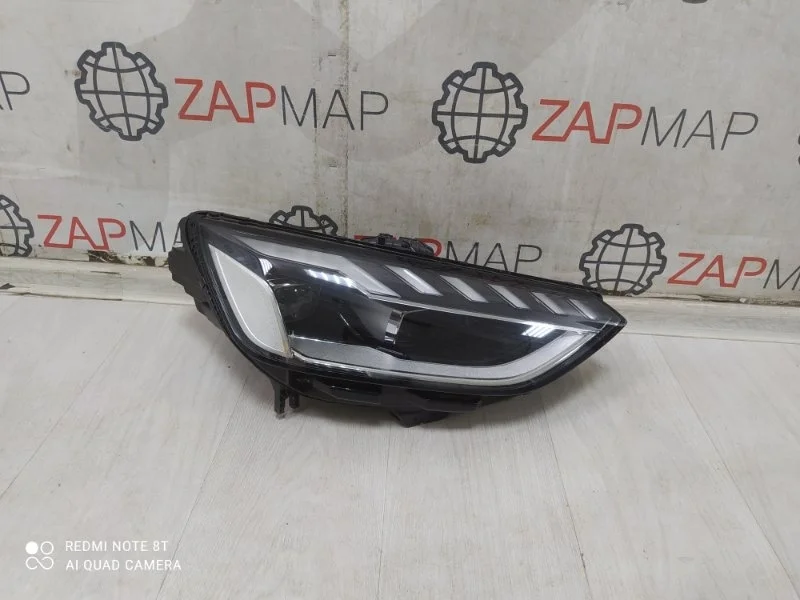 Фара передняя правая Audi A4 B9 2016-нв