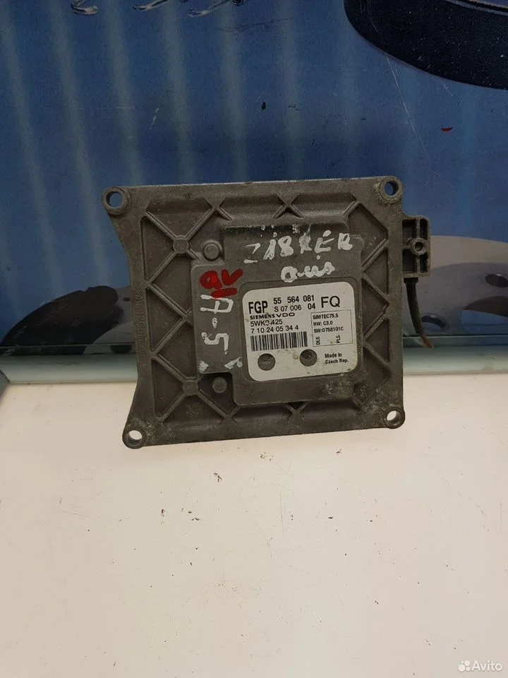 Блок управления двигателем z18xer 75.5 fq