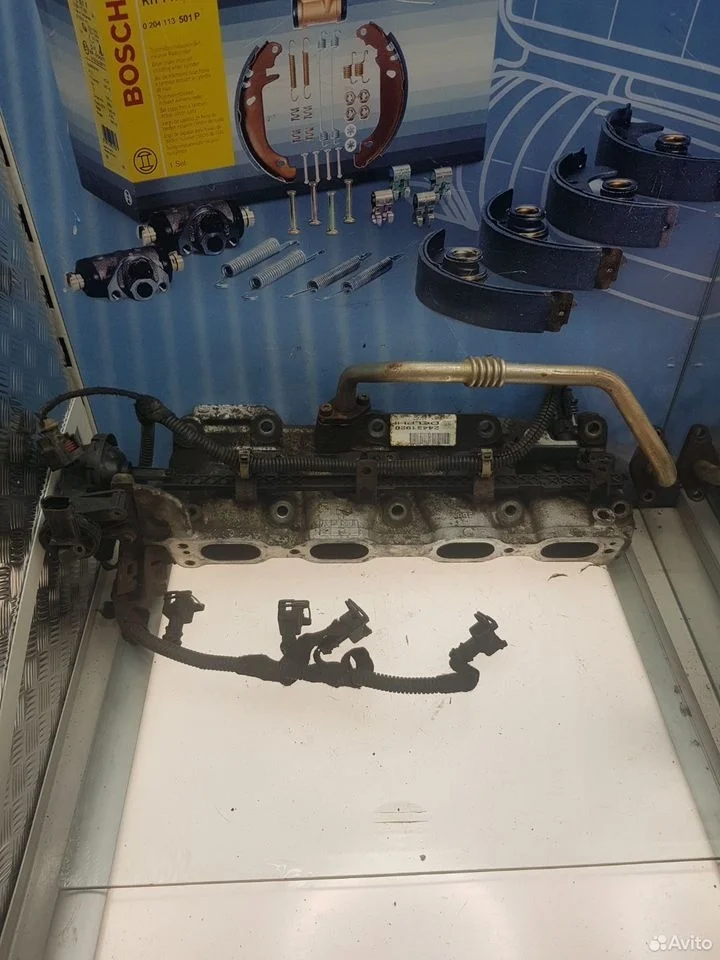 Коллектор впускной нижняя часть опель астра н