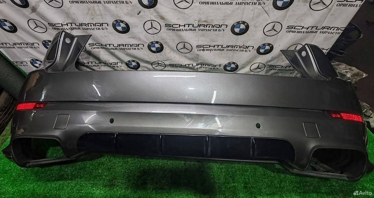 Бампер задний porsche cayenne e3 оригинал