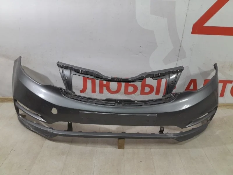 Бампер передний kia Rio 3 QB 2011-2017