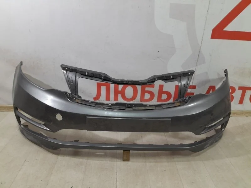 Бампер передний kia Rio 3 QB 2011-2017