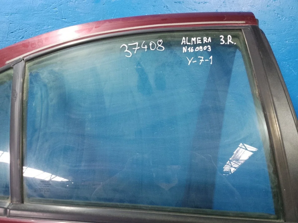 Стекло двери задней правой Nissan Almera N16 рестайлинг (2002—2006)