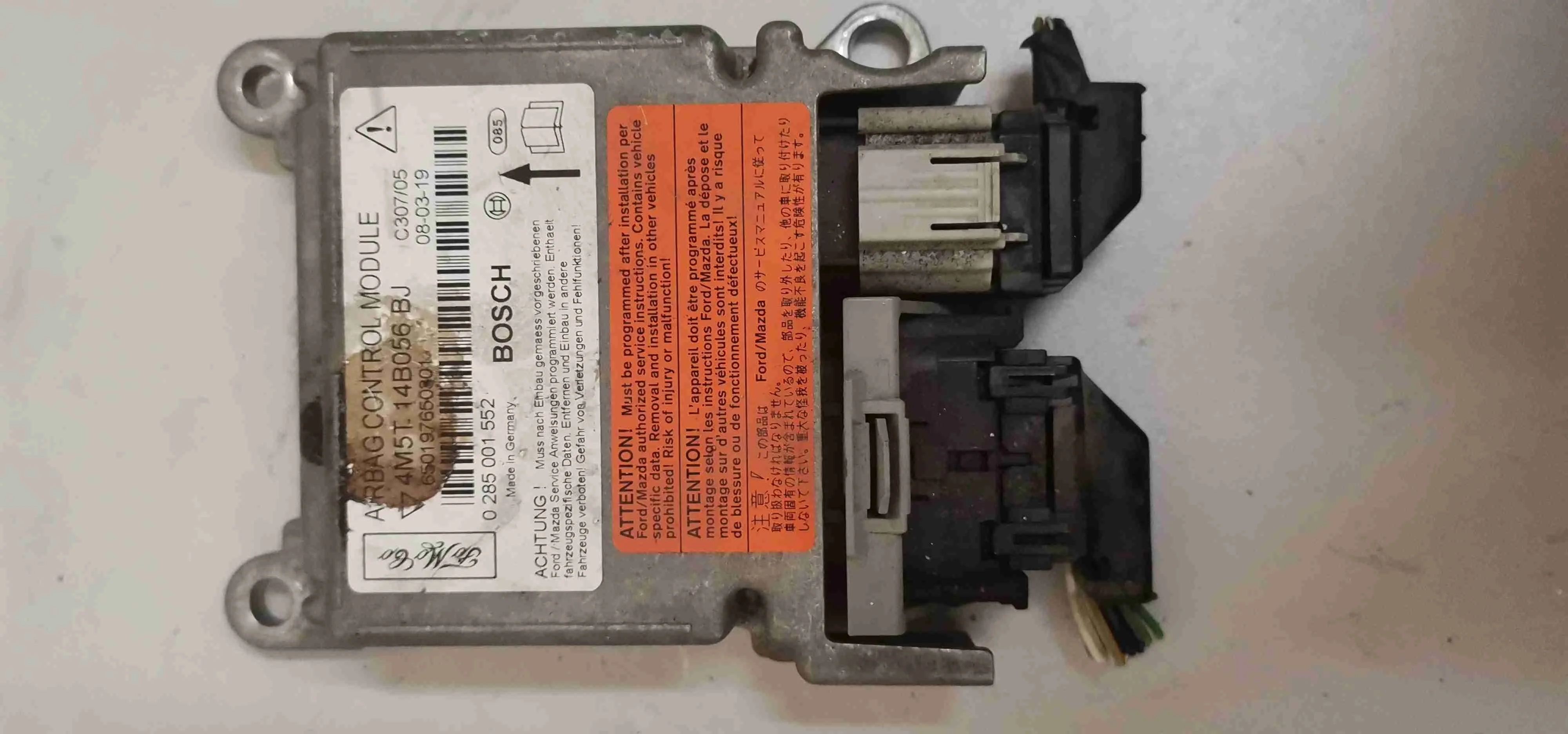 Блок AirBag Ford Focus 2(2005-2011) 2009 4M5T14B056BJ