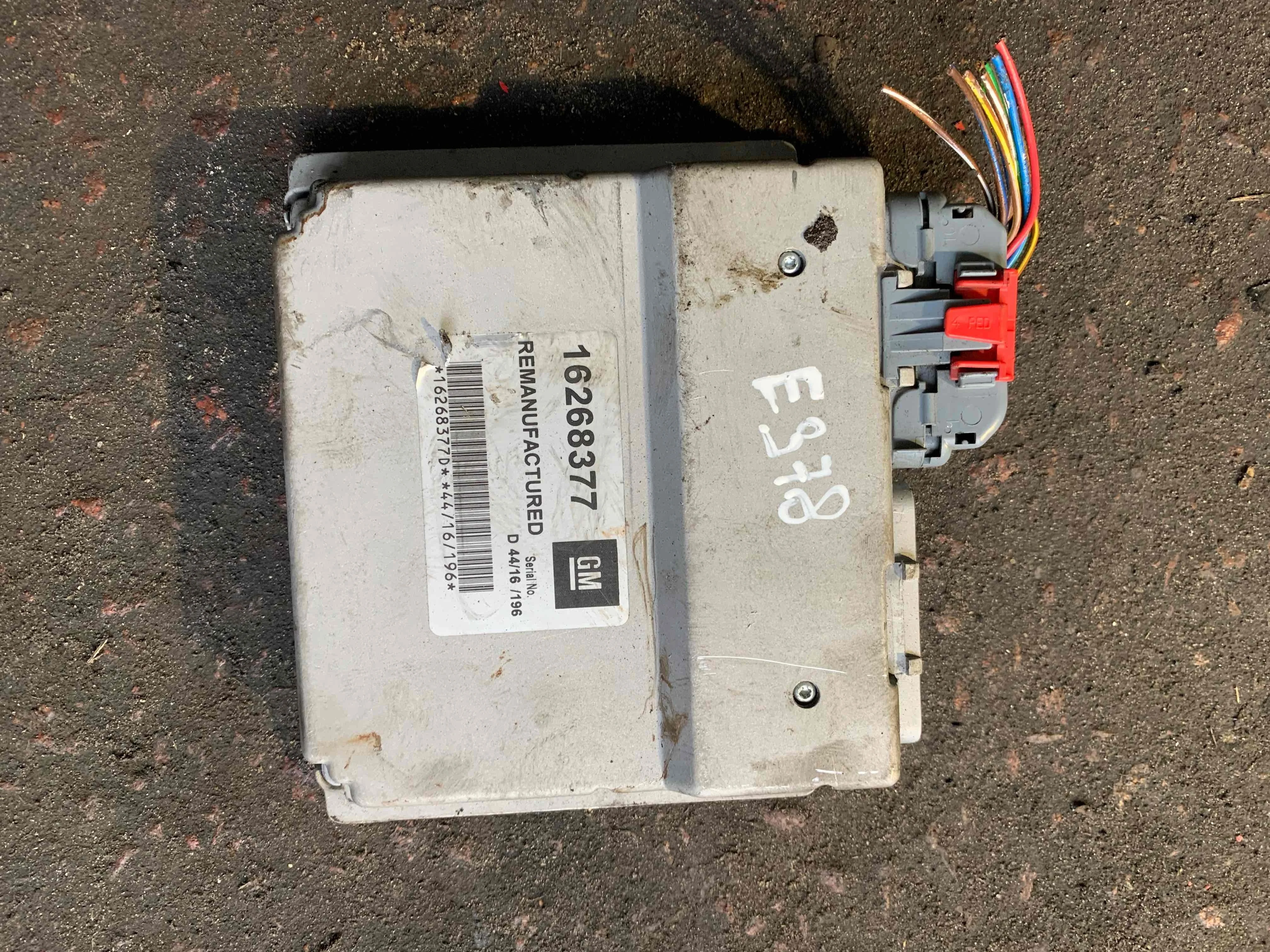 Блок управления двигателем (ЭБУ)) Opel astra G(1997-2004) 2000 16268377