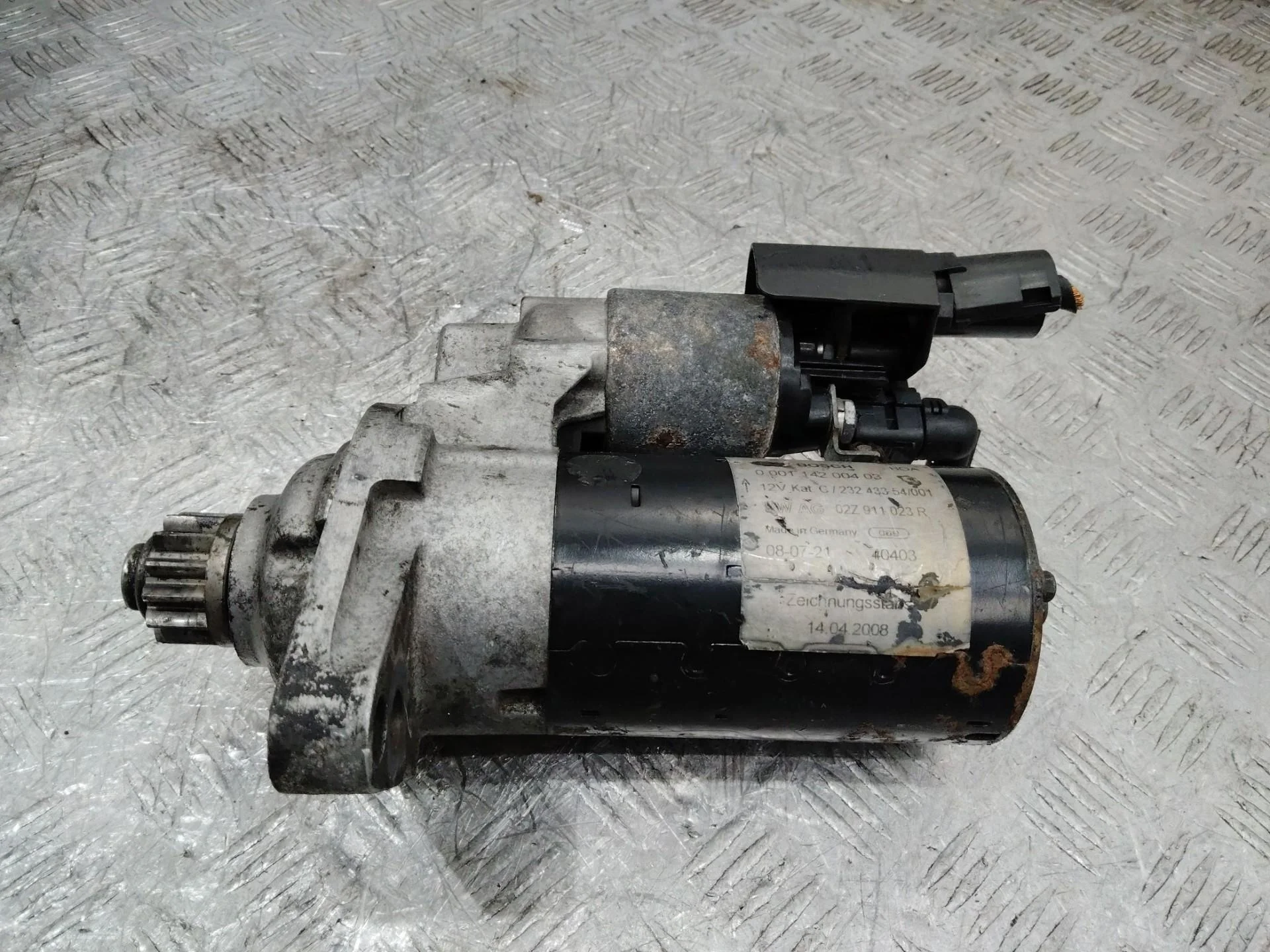 стартер Audi A3  8P/8PA [2-й рестайлинг] 2011 02Z911023