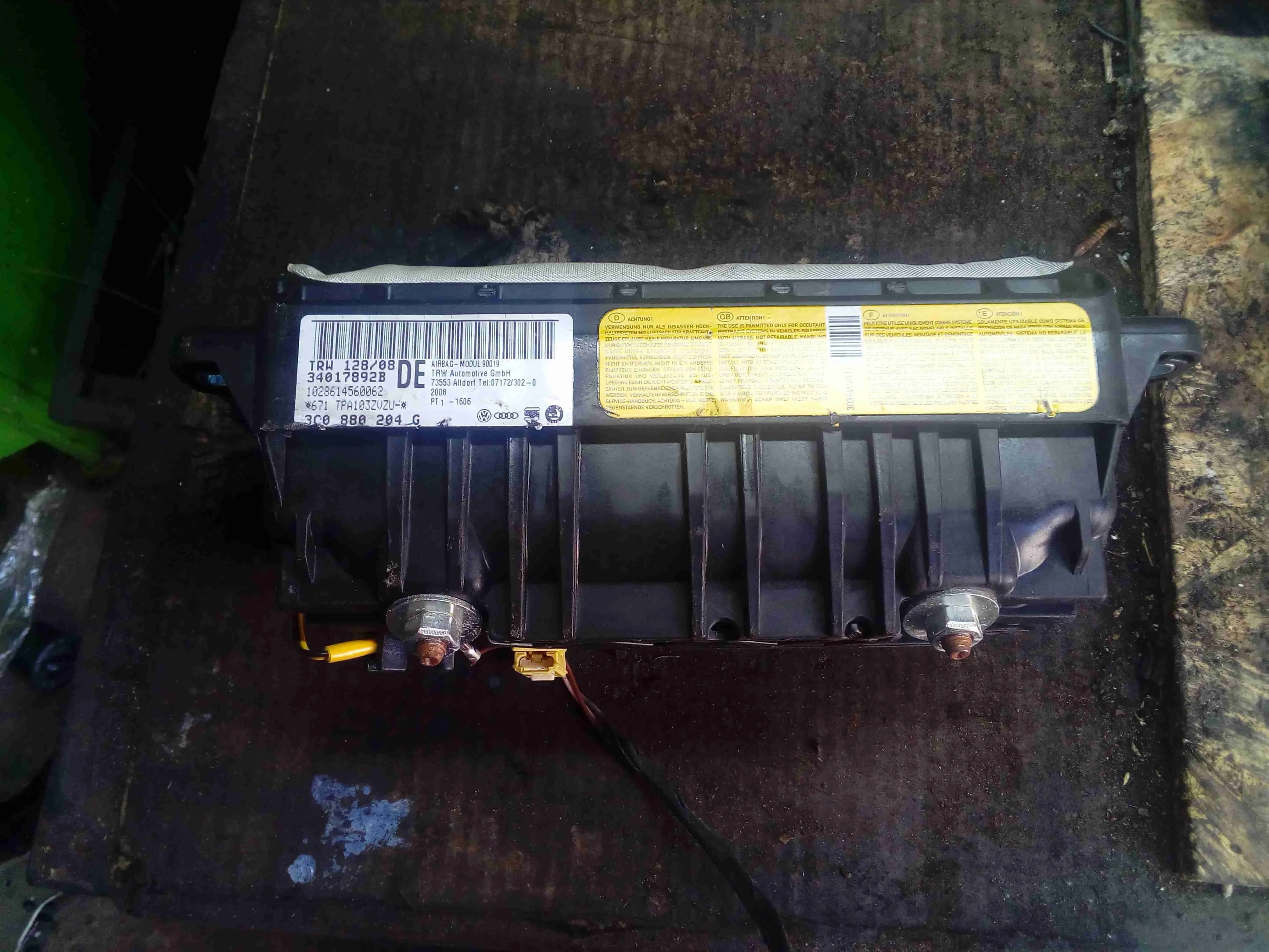 Подушка безопасности (Airbag) Volkswagen Passat B6(2005-2010) 2007 3c0880204g