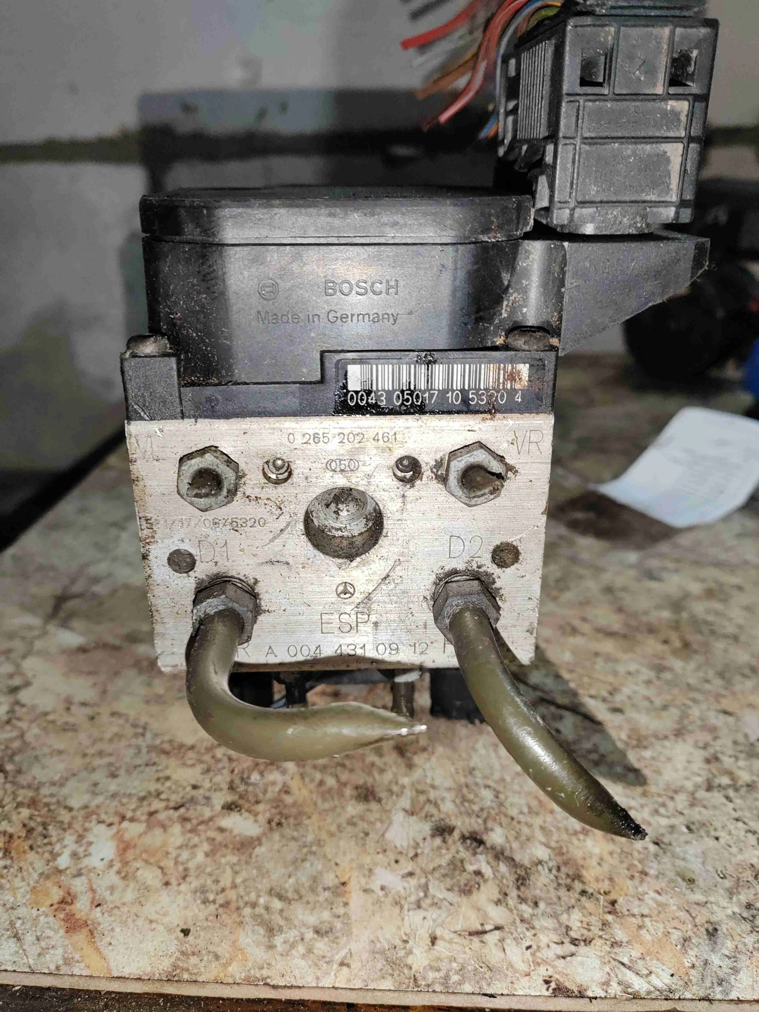 Блок ABS (Модуль АБС) Mercedes Vaneo 2004 A0044310912