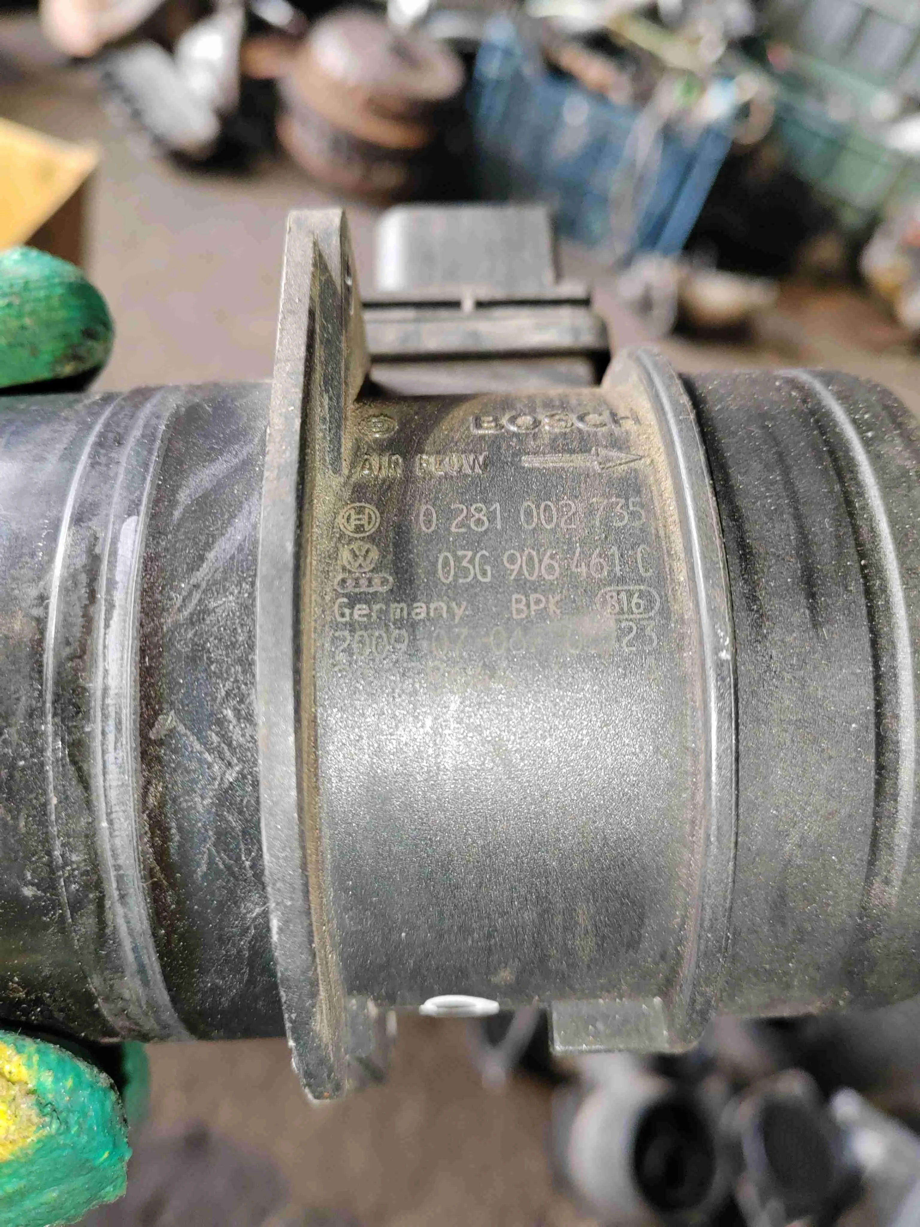 Расходомер воздуха Volkswagen Passat B6(2005-2010) 2007 03G906461C